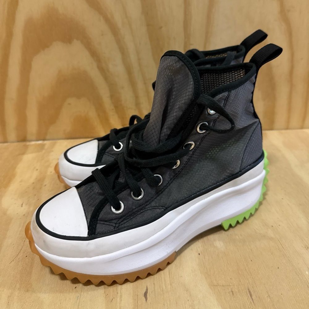 Size 4 Mens, Women’s Size 5.5 Unisex - Converse Run Star Hike High Concrete Heat